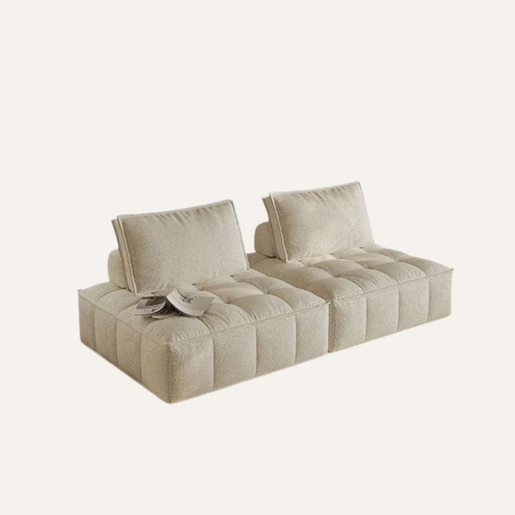 Cotton And Linen Fabric Sofa