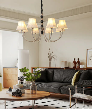 Orchid Fabric Chandelier