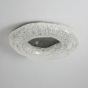 Glacial Pattern Resin Ceiling Light
