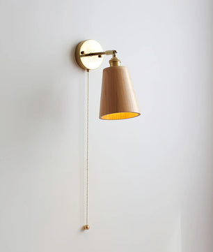 Rotatable Wooden Wall Lamp