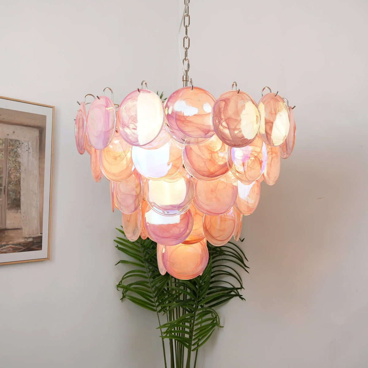 Murano Disc Chandelier