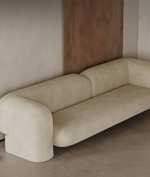 Curved Armrest Sofa