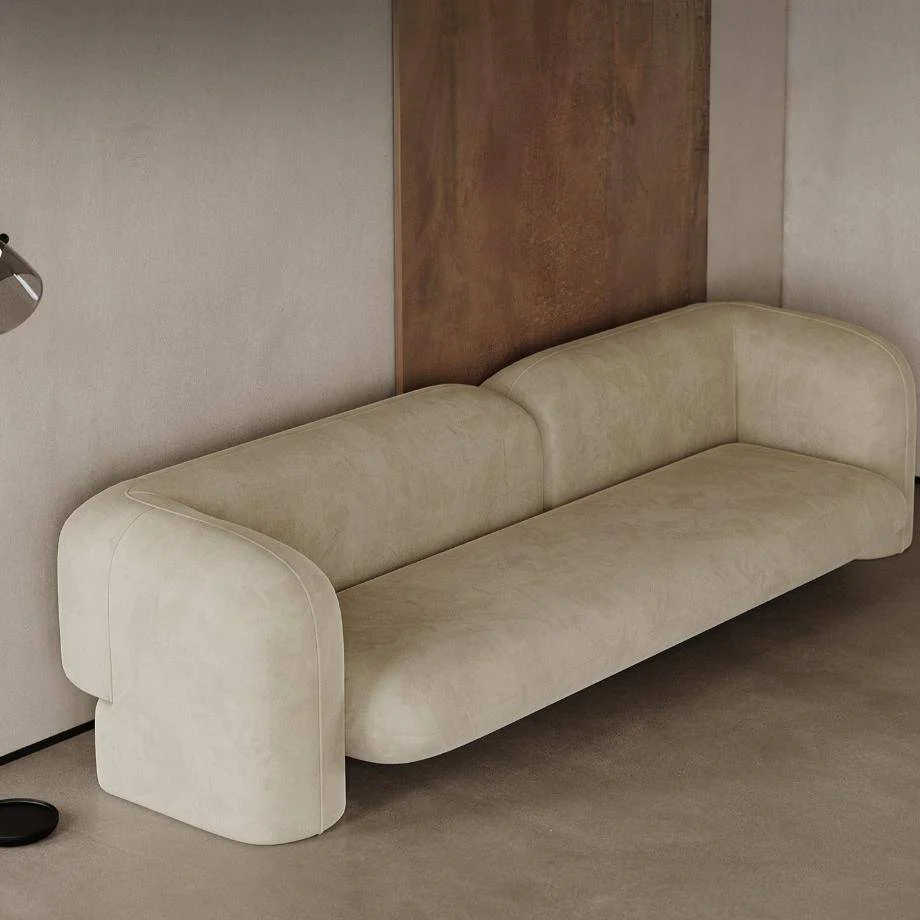 Curved Armrest Sofa
