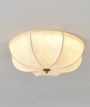 Orchid Fabric Ceiling Lamp