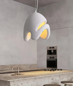 Wabi Sabi Resin Pendant Lamp