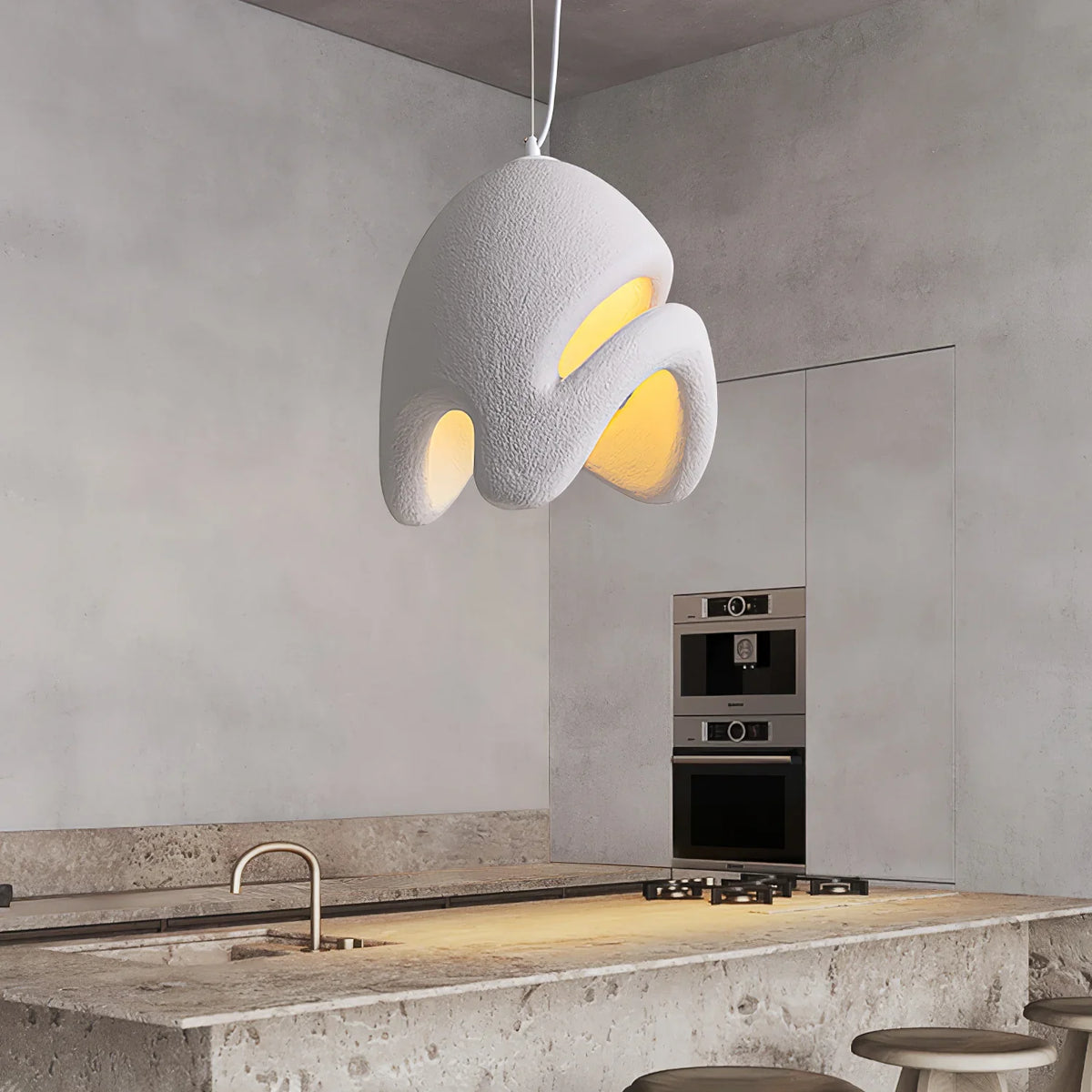 Wabi Sabi Resin Pendant Lamp