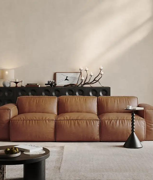 Modular Leather Sofa