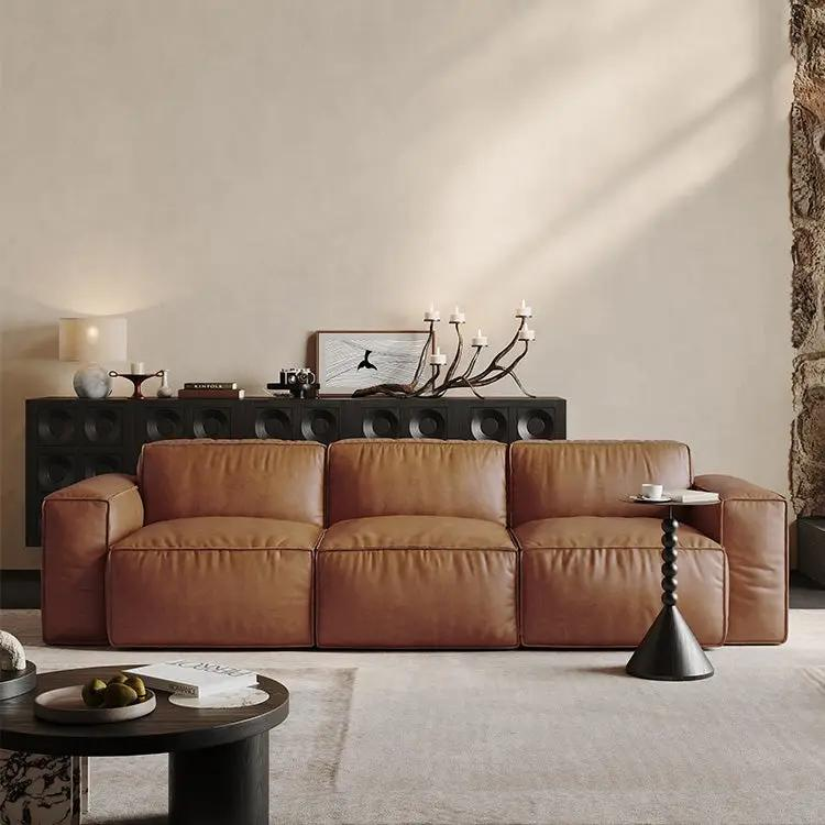 Modular Leather Sofa