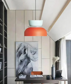 MACRI Color Block Nordic Pendant Light for Living Room