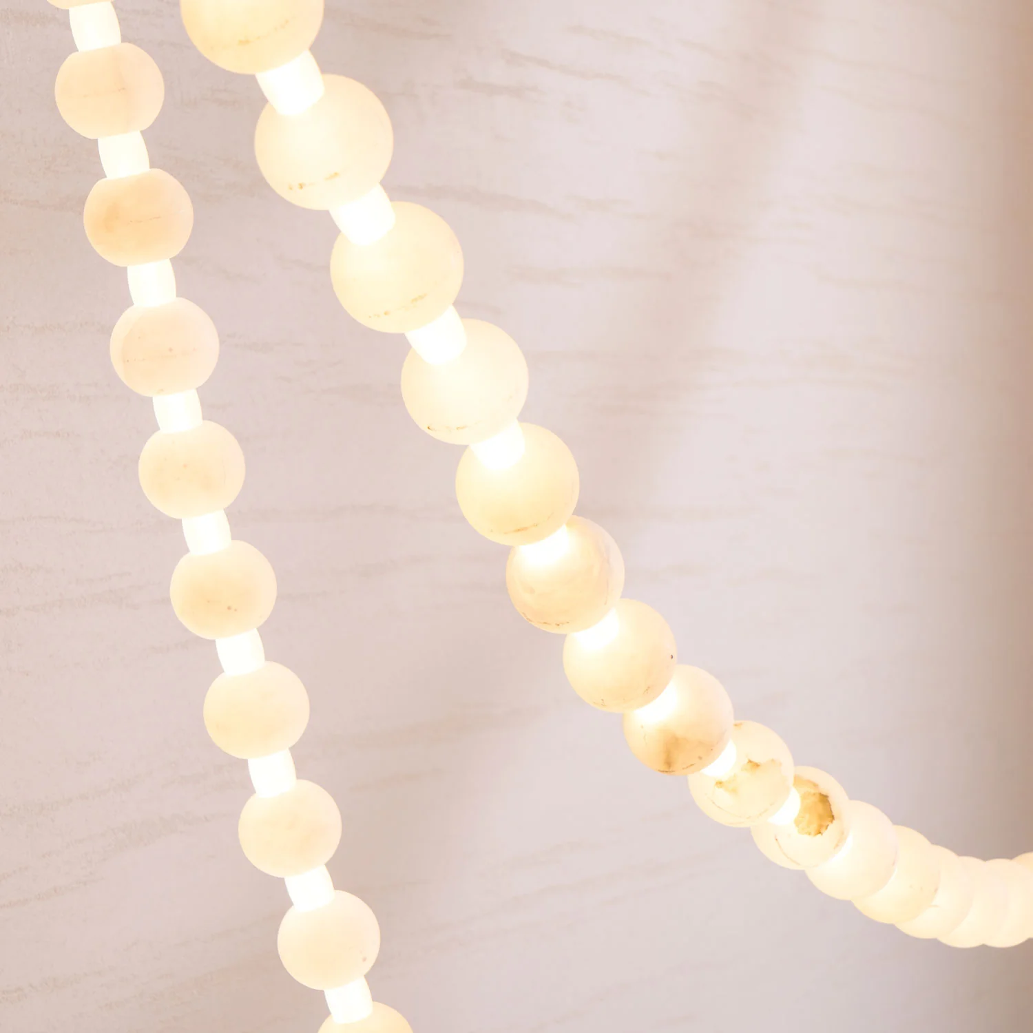 Alabaster Bead Multi-point Pendant Light