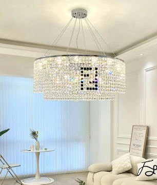 Liliana Round Crystal Chandelier