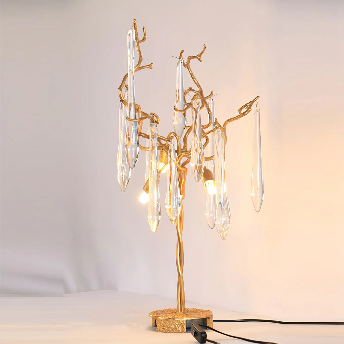 Aqua Willow Table Lamp