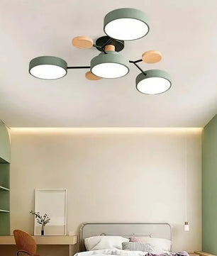 Nordic Branched Disc Metal Ceiling Lamp S117