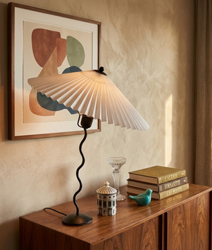 Pleated Table Lamp