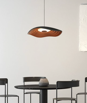 Wabi-Sabi Wavy Terraced Ricefields Pendant Light