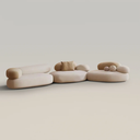 Pebble Fabric Sofa