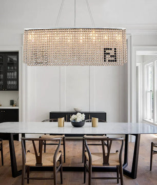 Liliana Rectangle Crystal Chandelier