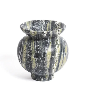 Pentelikon Fluted Marble Vessel
