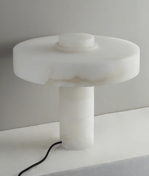 Natural Alabaster E26 Table Lamp