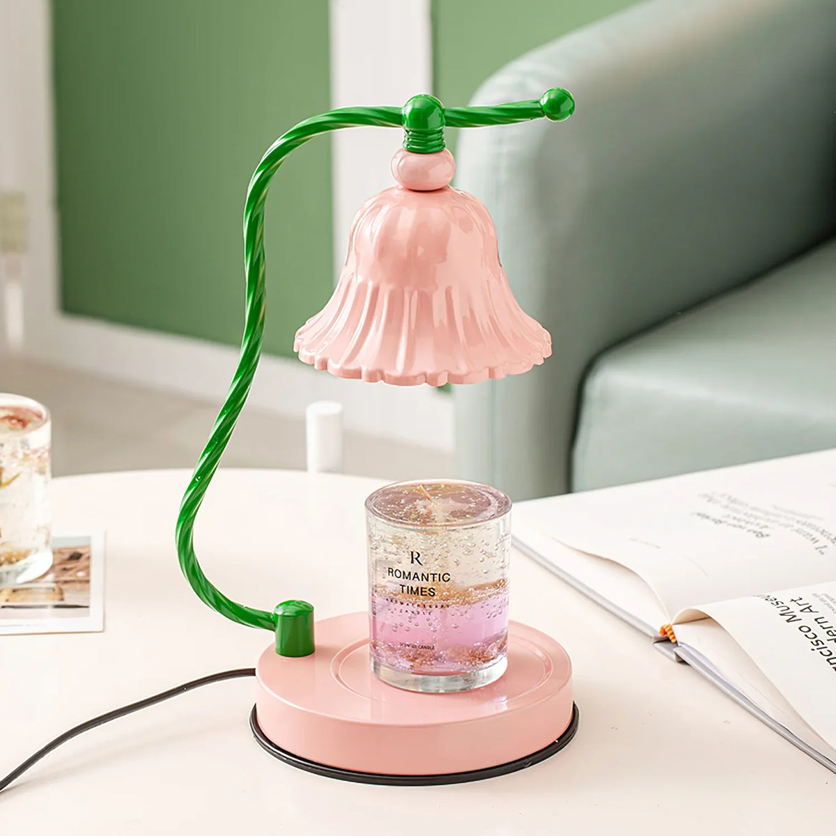 Pink Candle Warmer Lamp