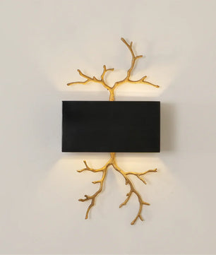 Brass Branch Wall Lamp