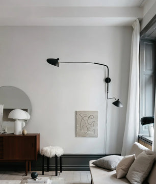 Serge Mouille Plug In Wall Lamp