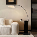 Mr Magoo Floor Lamp – Modern Minimalist Tall Standing Lamp for Living Room, Black & White