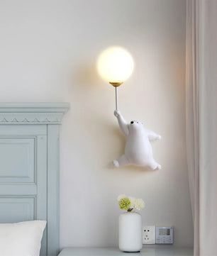 Bear Balloon Wall Lamp
