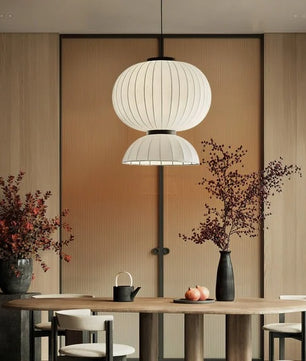 Mulberry Silk Lantern Pendant Light M433