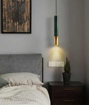 Marble Cylinder Pendant Light