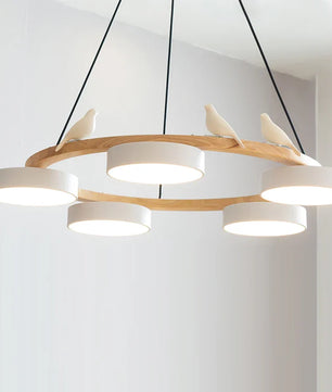 Sienna Bird Round Chandelier