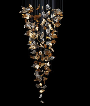 Frozen Leaves Chandelier