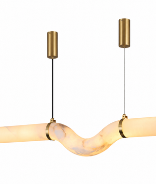 Onda Alabaster Linear Pendant