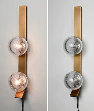 Bolla Bubble Glass Wall Sconce