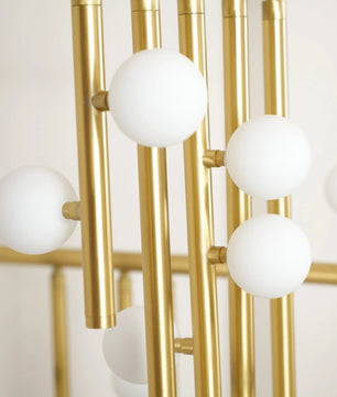 Luminous Cascade Chandelier