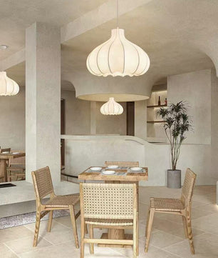 Onion Bubble Silk Pendant Lamp M434