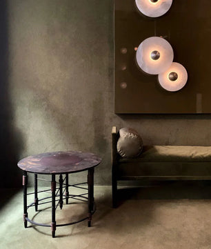 Round Alabaster Wall Lamp