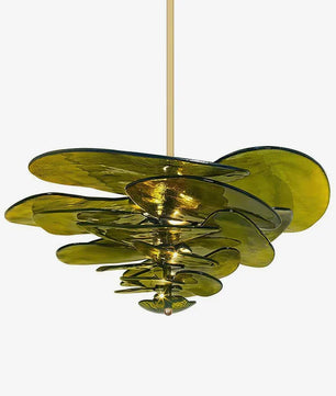 Lotus Leaf Murano Chandelier