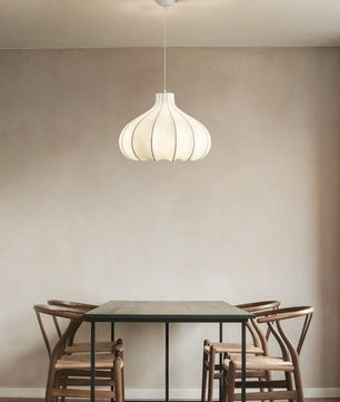 Onion Bubble Silk Pendant Lamp M434