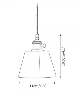 Retro Glass Pendant Lamp M110
