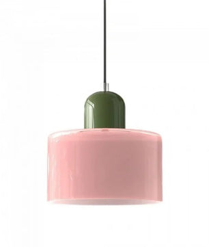 Nordic Morandi Cylinder Glass Pendant Light S66