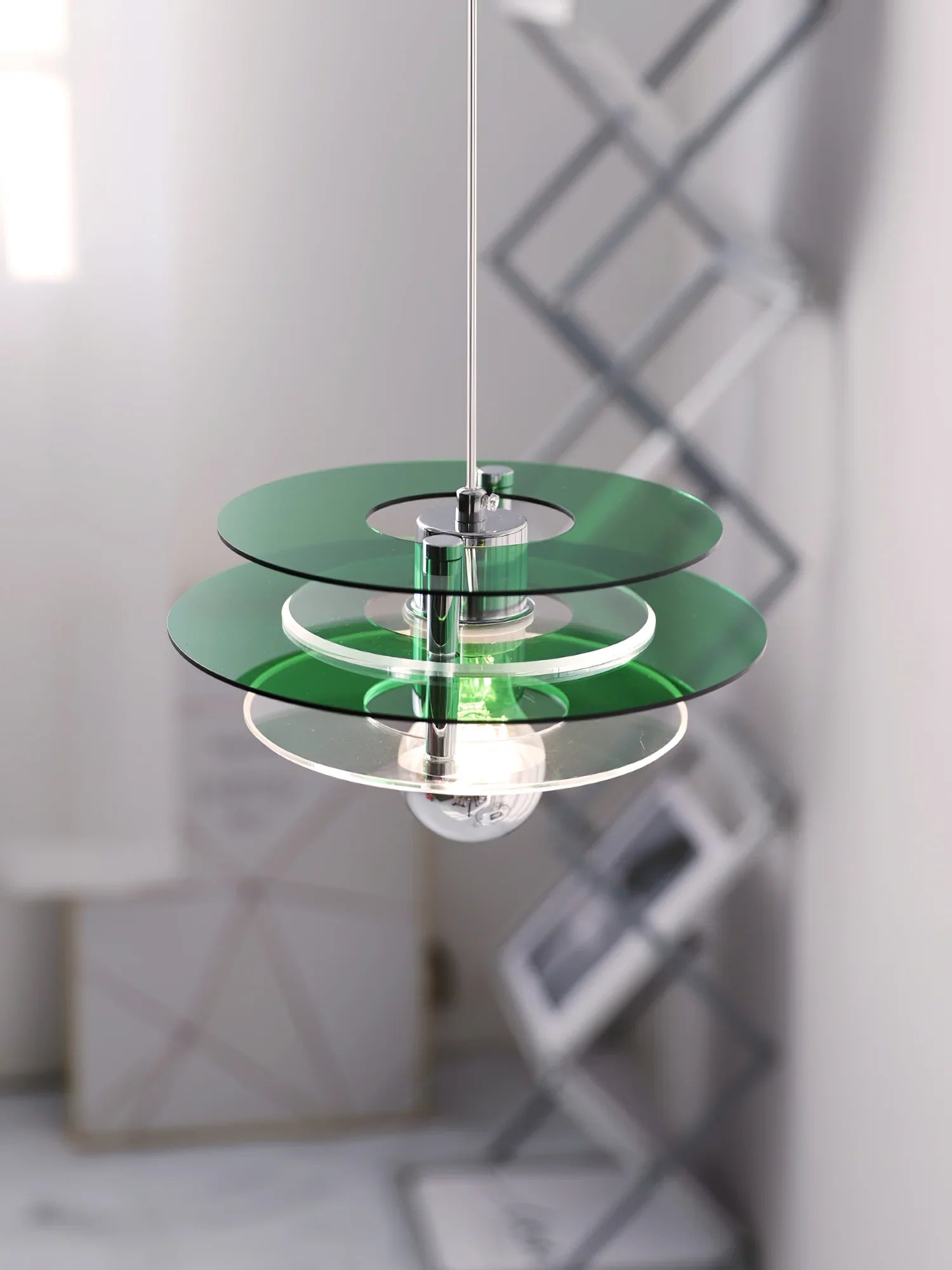 Triple Disc Pendant Light