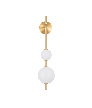 Vertical Globe Wall Lamp