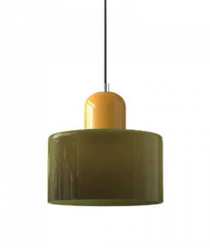 Nordic Morandi Cylinder Glass Pendant Light S66