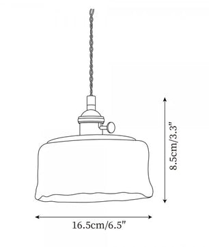 Retro Glass Pendant Lamp M110