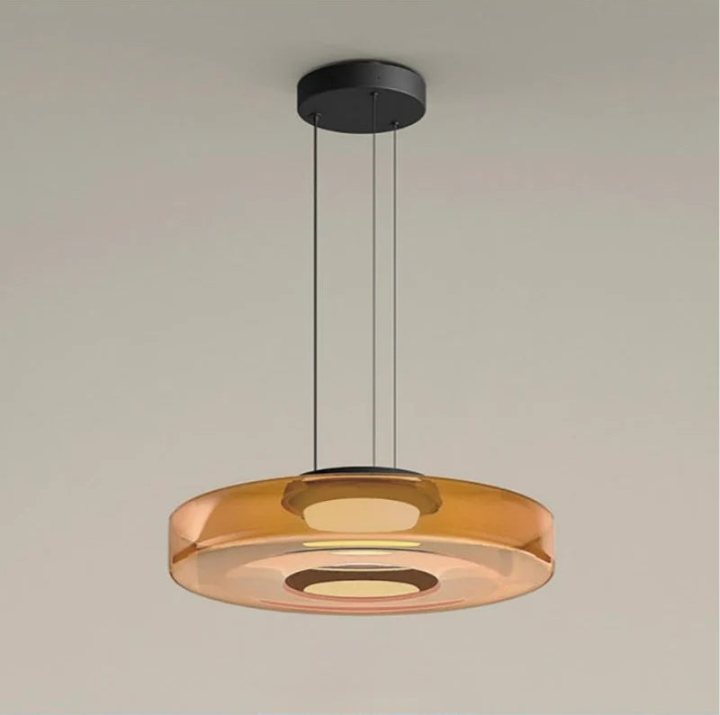 Nordic postmodern creative glass pendant light