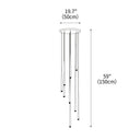Slender Cone Chandelier