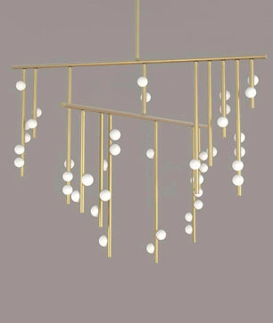 Luminous Cascade Chandelier