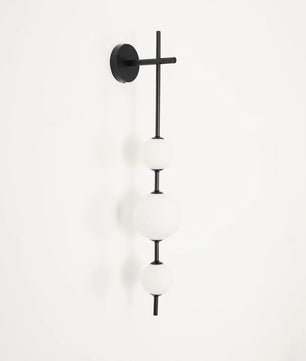 Vertical Globe Wall Lamp