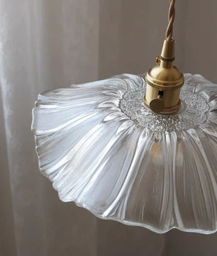 Tiffany Lotus Glass Pendant Light for Living Room S08